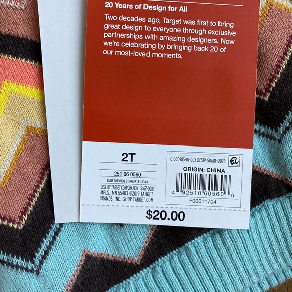 NWT Missoni for Target Toddler Girl Skirt - Picture 5 of 6